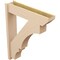 Ekena Millwork 8-in W x 36-in D x 44-in H Balboa Slat Rough Cedar Woodgrain TimberThane Outlooker, Primed Tan OUTUR080X36X44BOA24RCPR - alternate 3